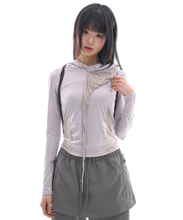 Alicorn draped hooded tee